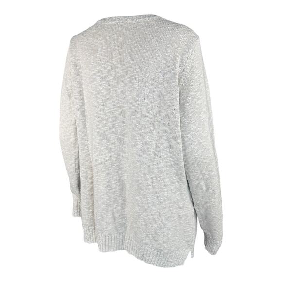 Belle Beach By Kim Gravel Crewneck Beach Sweater Sand Dune Medium NWOT - Picture 9 of 13